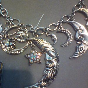 Kirk's Folly Moon and Star necklace